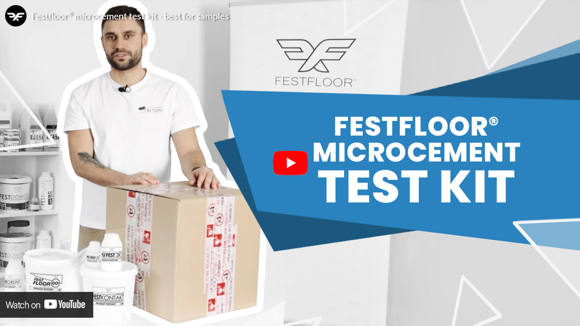 Festfloor® microcement test kit - best for samples